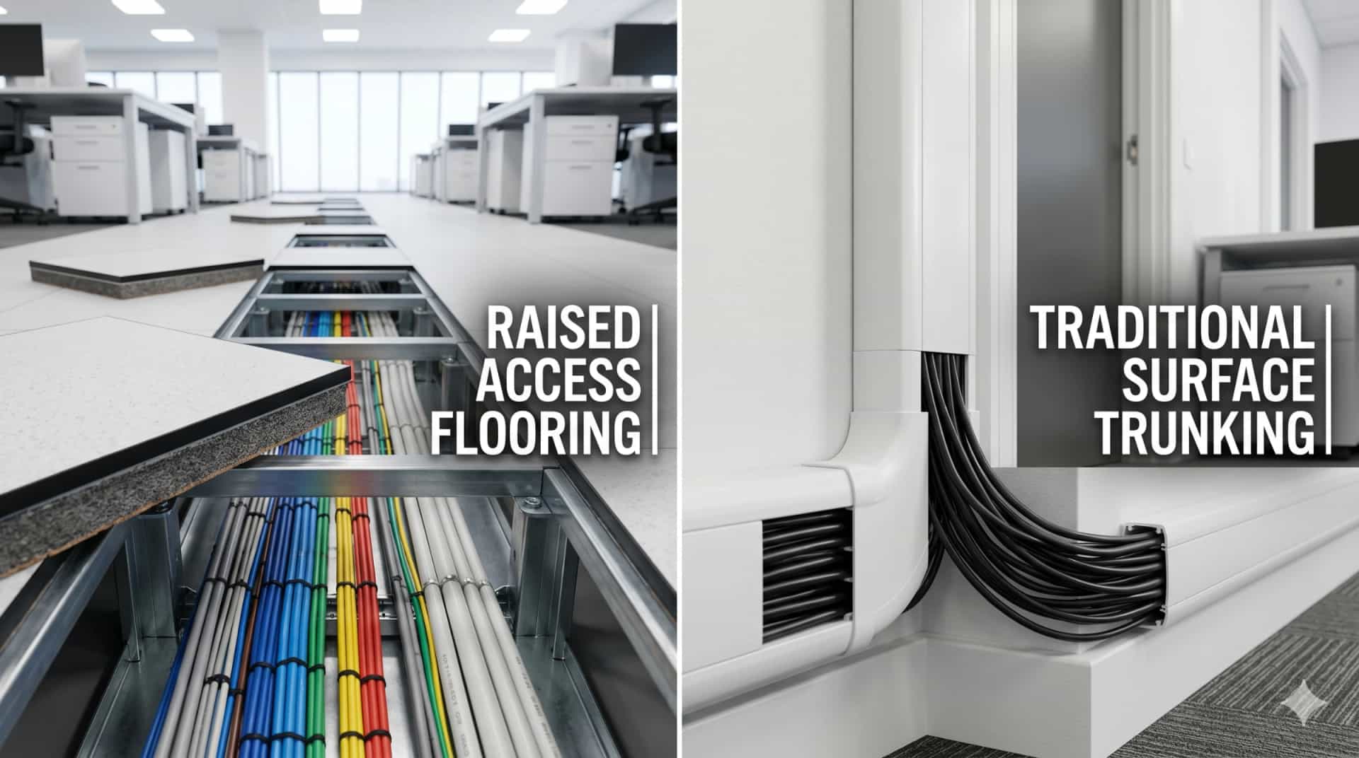Raised Access Flooring vs. Traditional Wall Trunking: Managing the IT Backbone of Dhaka Offices